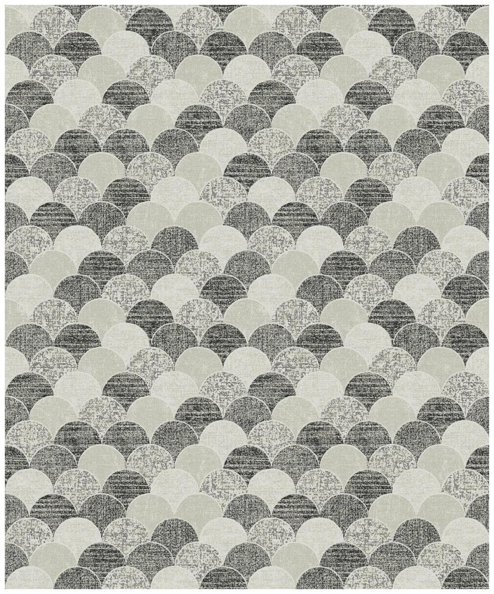 

York Y6230202 Antonina Vella Mermaid Scales Wallpaper Black White