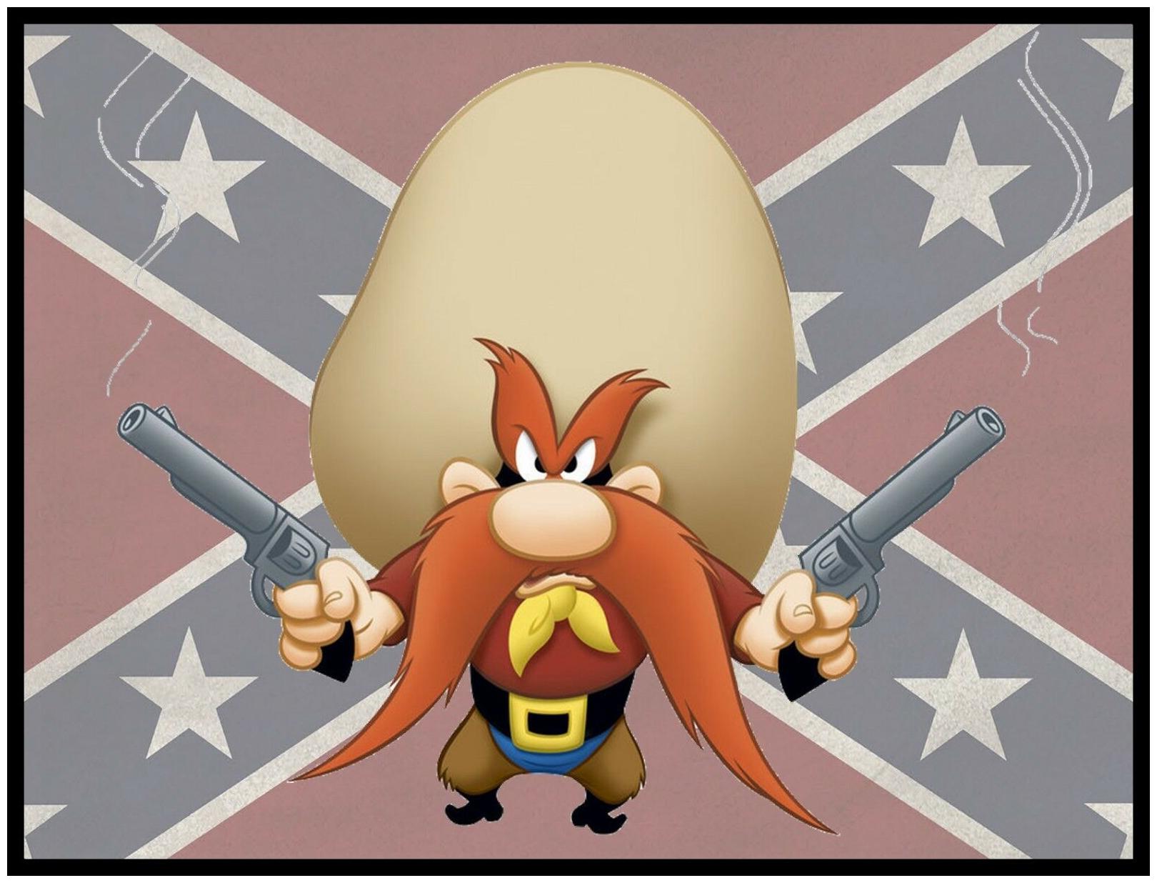 

YOSEMITE SAM FRIDGE MAGNET 4 X 5 FLAG LOGO FREE SHIPPING