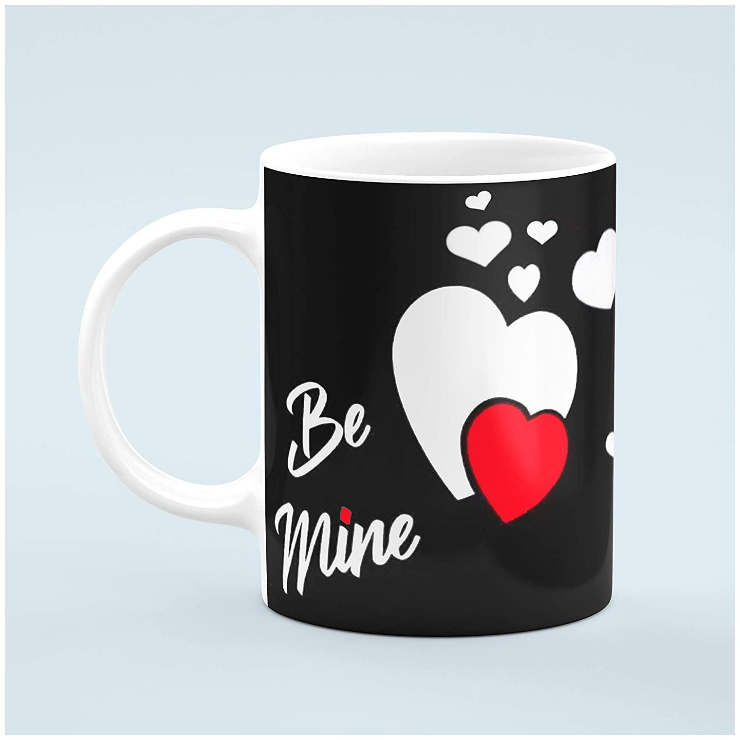 

Yuki Be Mine Printed on White Ceramic Mug Coffee Mug Tea Cup Pack of 1 330ml