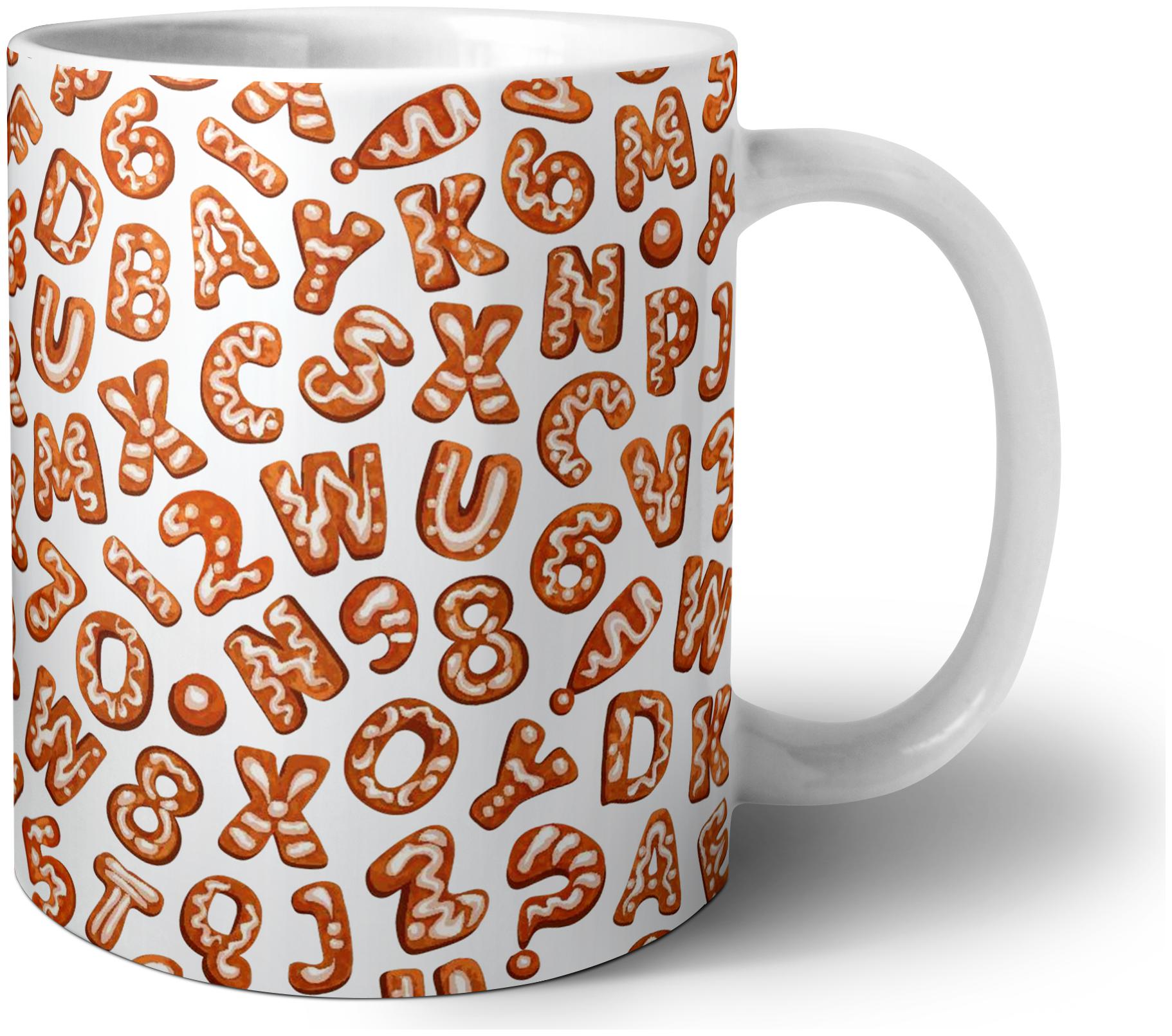 

Yuki Donuts Design Print In Alphabetical Design On Ceramic Mug