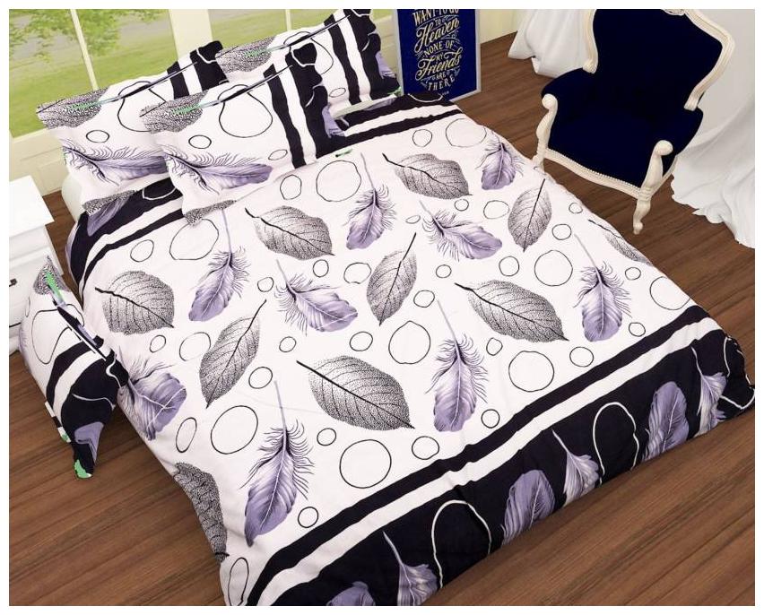 

ZDECOR Microfiber 3D Printed Double Size Bedsheet 120 TC ( 1 Bedsheet With 2 Pillow Covers Multi )