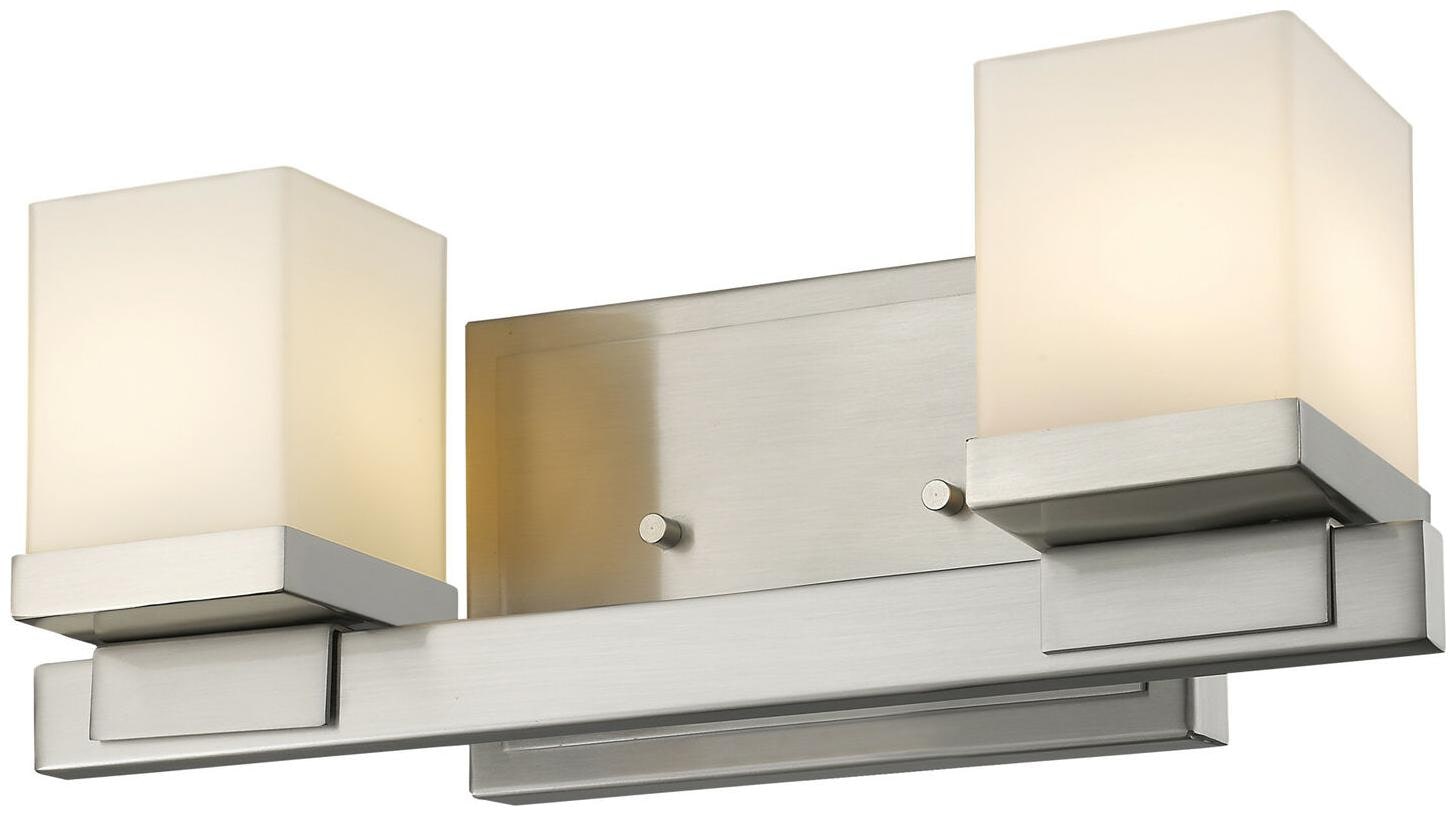 

Z-Lite 1913-2V Nickel Cadiz 2-Light Bathroom Vanity Fixture
