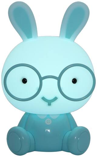 Zahab Cute Blue Bunny Cartoon Led Desk Lamp/Table Lamp/Night Light for Kids Children Reading Study in Living Room Bedroom Premium Quality Assurance