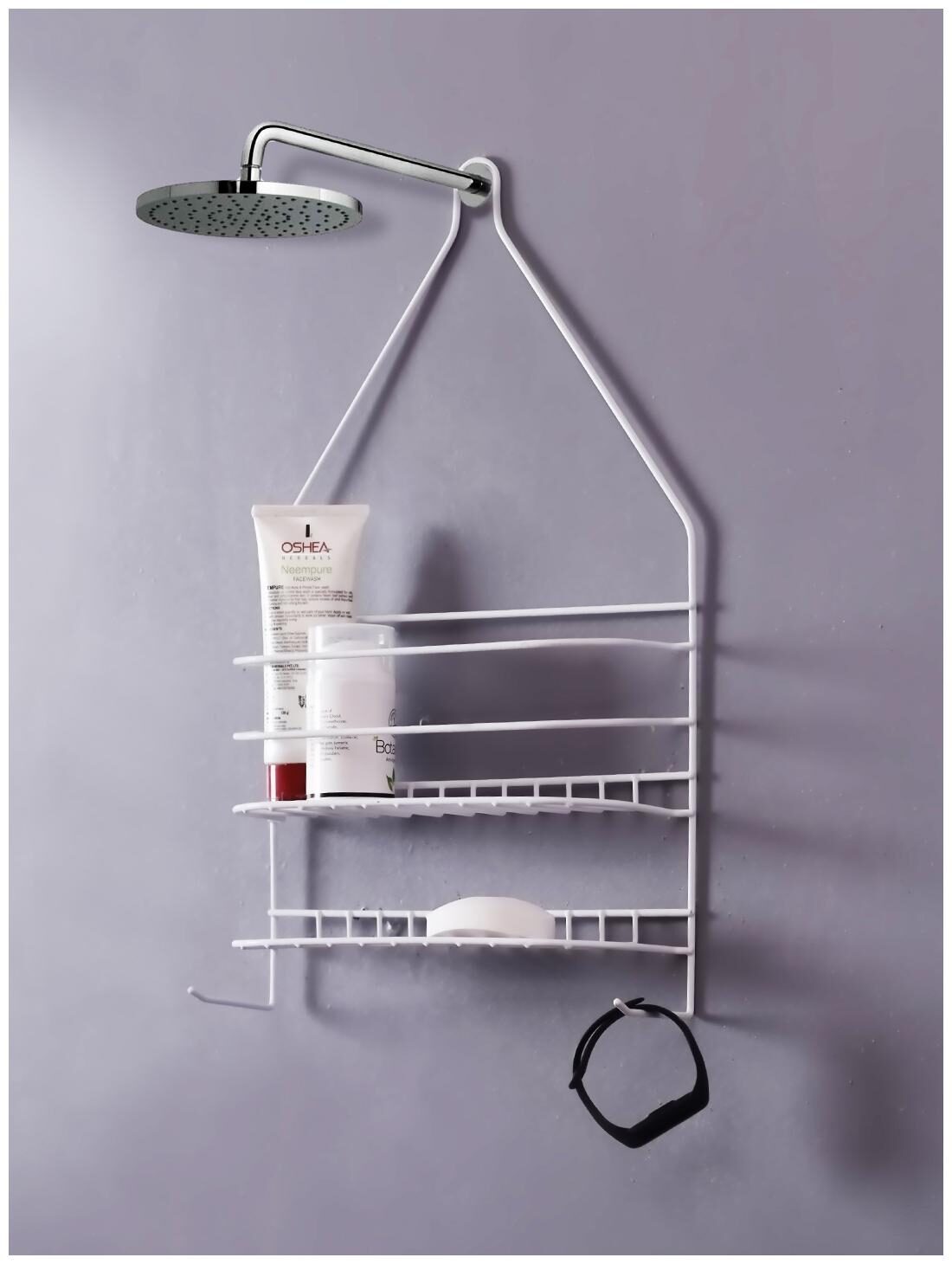

Zahab Two Layer Shower Caddy for Bathroom 10 x 4 x 17 inch White