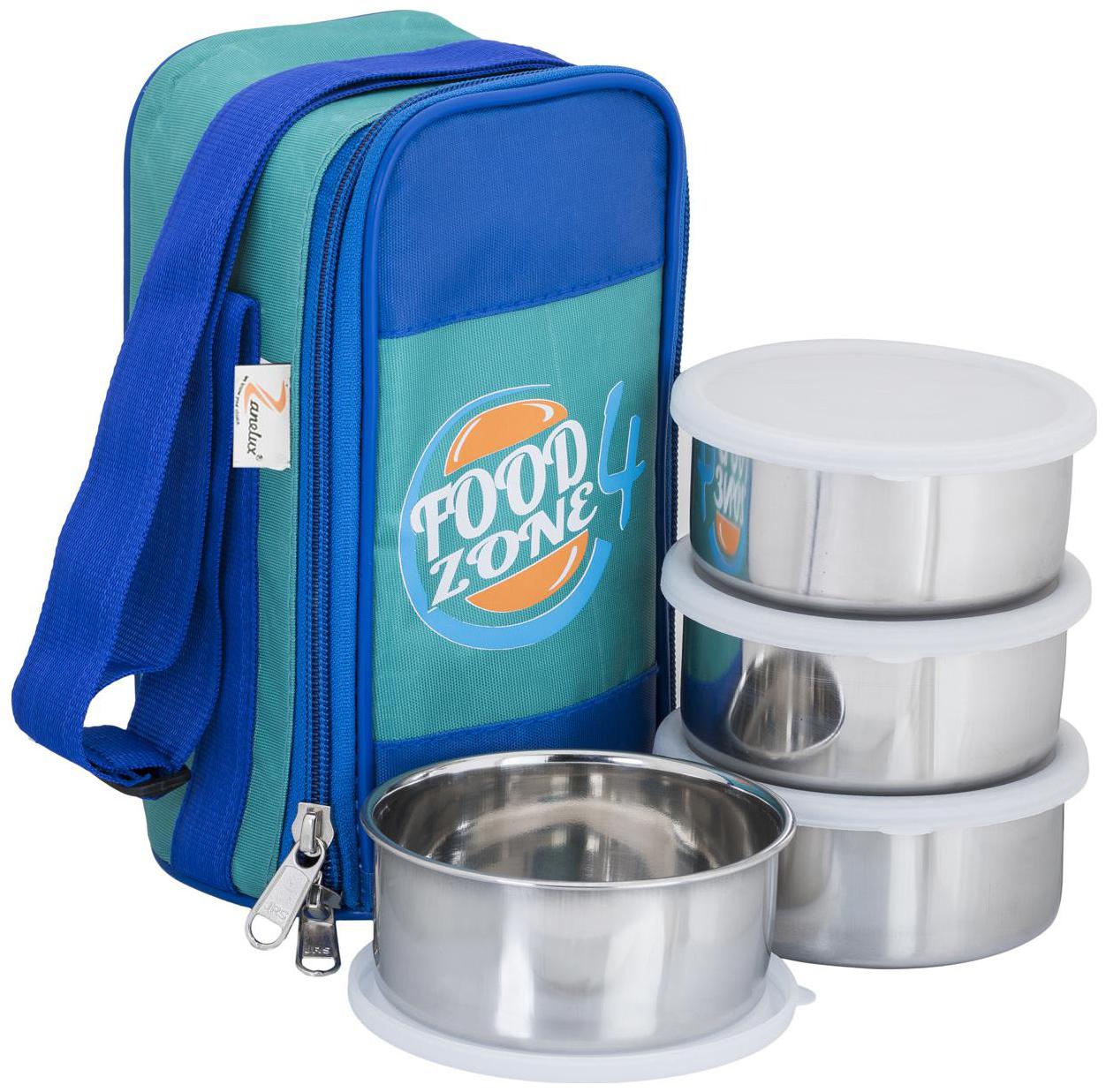 

Zanelux Assorted Lunch box ( Set of 1 1000 ml )