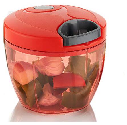 

Zaro International 3 Stainless Steel Vegetable Chopper 650ml (Red)