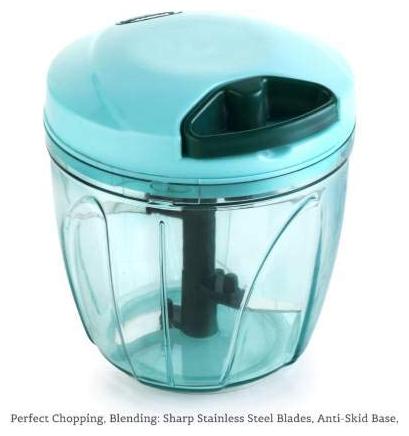 

ZARO INTERNATIONAL Women s 1st Choice Quick Handy Chopper (900 ml) (Green) (Pack Of 1)