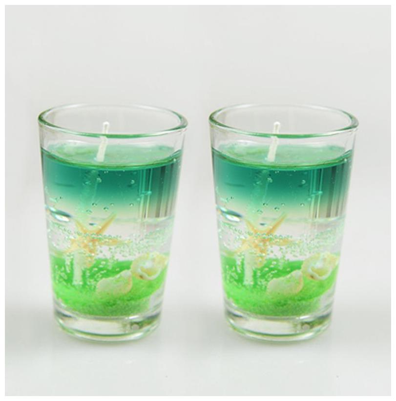 

Zarsa Glass Green Candle