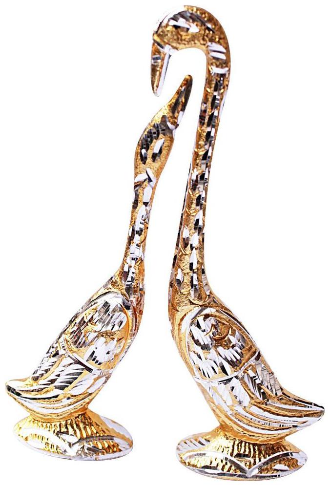 

Zarsa Golden Love Bird Set of 2 Decorative Showpiece