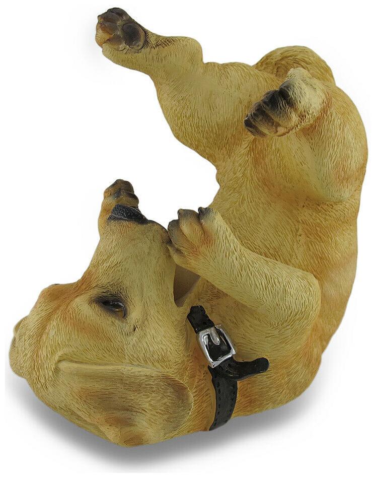 

Zeckos Golden Lab Wine Holder Single Bottle Display Sculpture