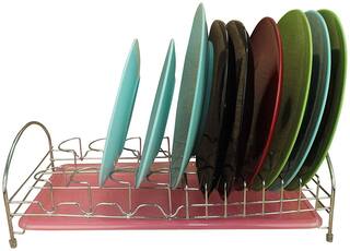 Buy Zevora Pink 44 Inch Kitchen Dish Rack Kitchen Utensil Rack