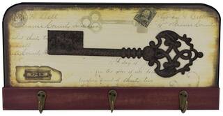 Buy Zevora Wall Mounted Key Holder Key Rack Decorative 3 Hooks