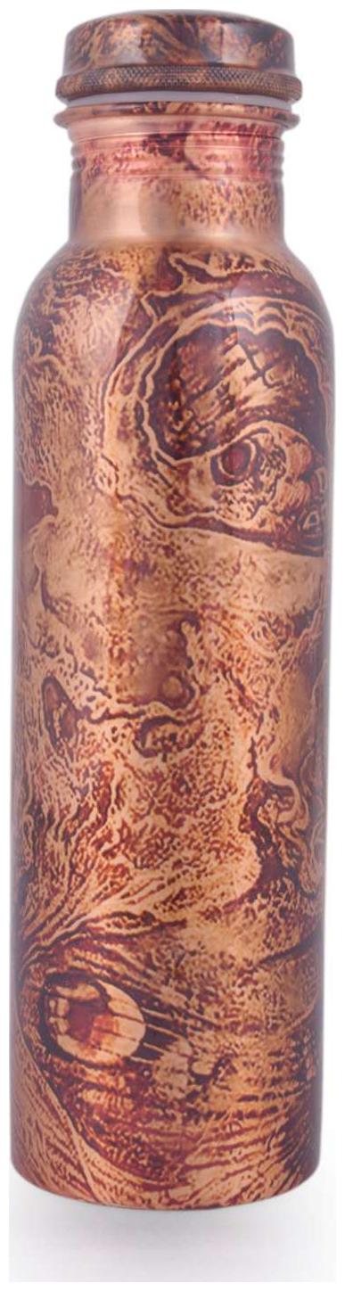 

Ziyana Copper Assorted Water Bottle ( 1000 ml Set of 1 )