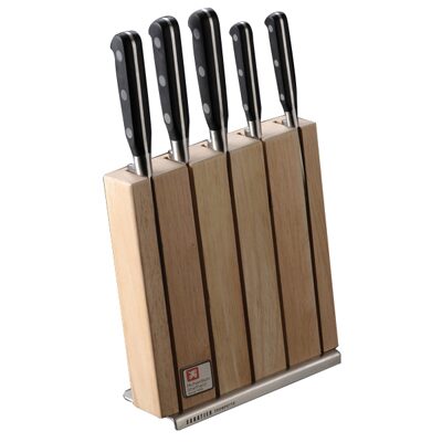 

Wonderchef Sabateir Trompette 5 pc Knife Block Set By Chef Sanjeev Kapoor