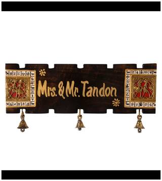 Buy Unravel India Customized Dhokra And Warli Handpainted Wooden Name Plate Online At Low Prices In India Paytmmall Com