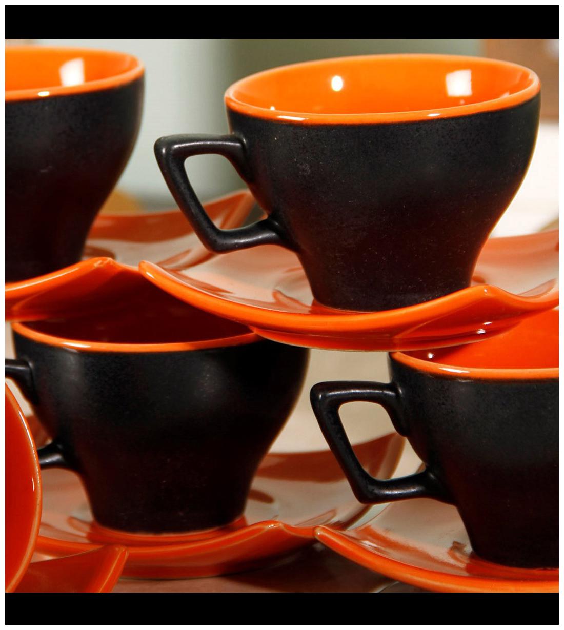 

Unravel India Matt Cup Saucer(Set Of 6)