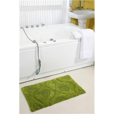 

Homefurry Green BED FLOWER Cotton Bath Mat