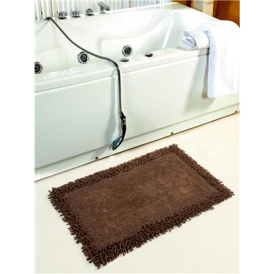 

HomeFurry Brown Furry Style Bath Rug