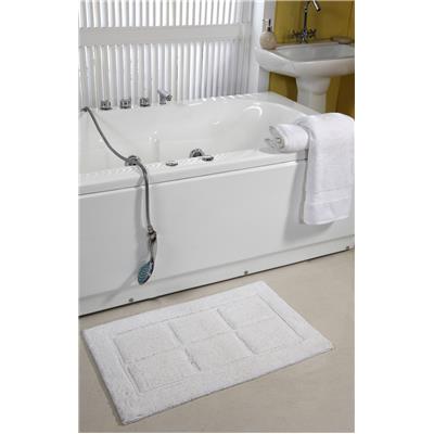 

HOMEFURRY White WINDY WNDOW Cotton Bath Mat