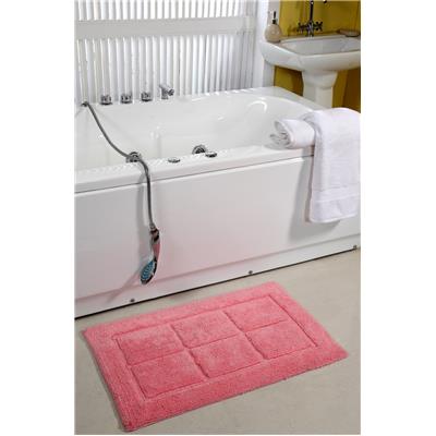 

HOMEFURRY Pink WINDY WINDOW Cotton Bath Mat