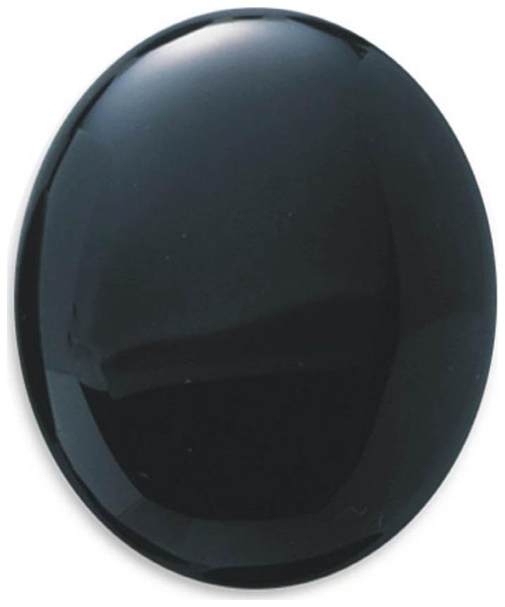 

11 ratti black onyx natural gemstone certified by GLI oval shape for unisex