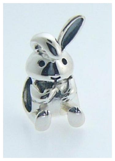 

2010-3122 AUTHENTIC CHAMILIA STERLING SILVER RABBIT BEAD NEW IN POUCH