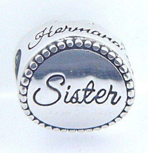 

2010-3228 AUTHENTIC CHAMILIA STERLING SILVER SISTER DISC CHARM NEW WITH POUCH