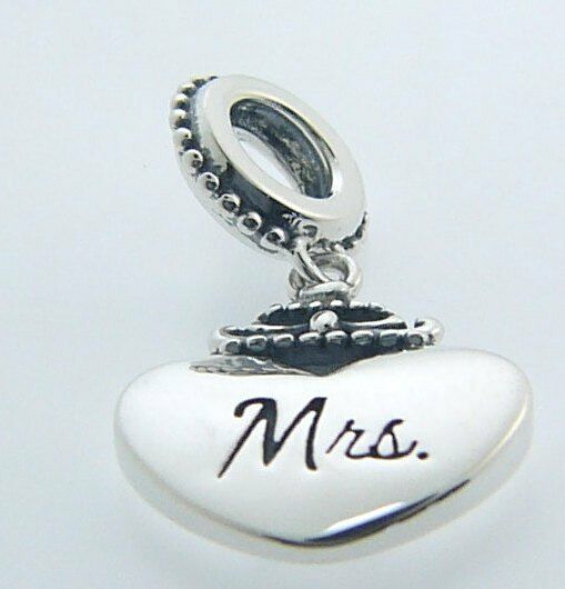 

2010-3449 AUTHENTIC CHAMILIA STERLING SILVER MRS HEART BEAD BRAND NEW IN POUCH