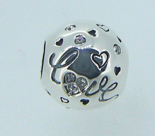

2010-3705 CHAMILIA STERLING SILVER SWAROVSKI SWEET KISS XOXO BEAD NEW