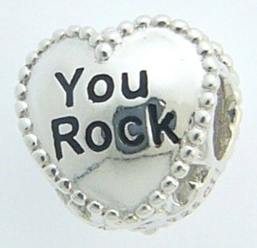 

2020-0782 CHAMILIA STERLING SILVER YOU ROCK CHARM NEW WITH POUCH