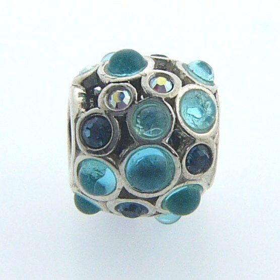 

2025-0980 CHAMILIA STERLING SILVER BLUE CAPTIVATE BEAD NEW RETIRED RARE