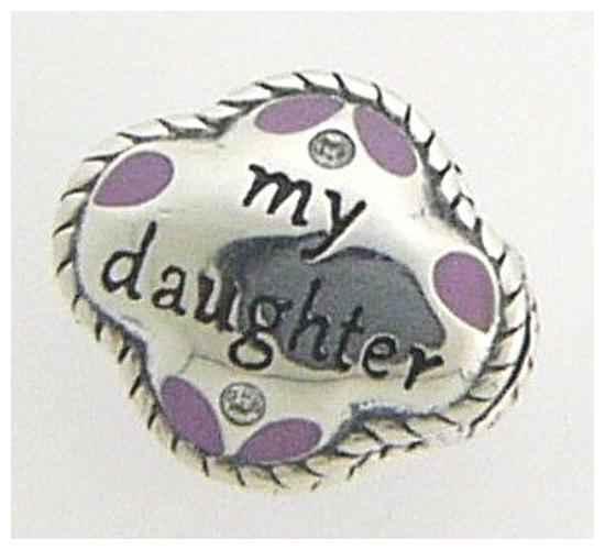 

2025-1407 CHAMILIA STERLING SILVER MY DAUGHTER MY FRIEND BEAD NEW IN POUCH