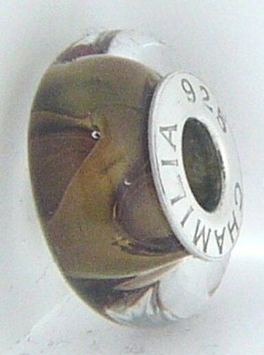 

2116-0060 CHAMILIA STER SILVER COPPER GOLD 24K MURANO GLASS NEW RETIRED