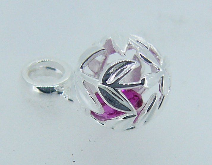 

4010-0449 CHAMILIA STERLING SILVER SWAROVSKI HIDDEN GEMS BEAD NEW
