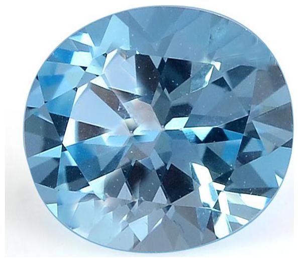 

6 25 Ratti Original Blue Topaz Crystal Gemstone For Men