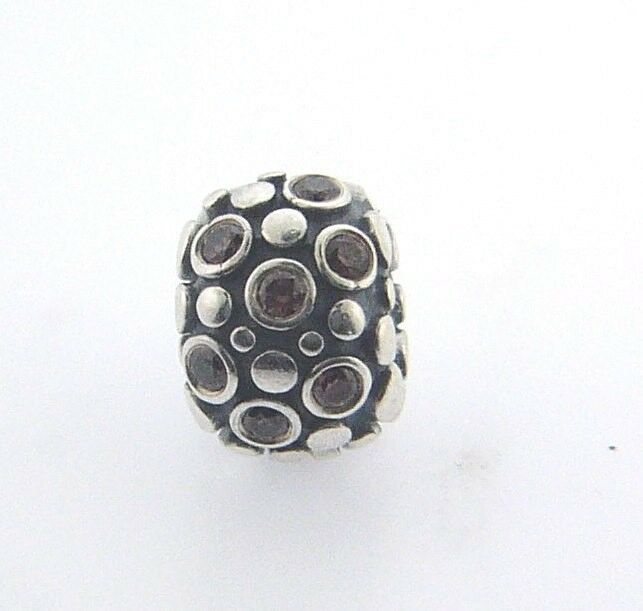 

790593TCZ RETIRED PANDORA STERLING SILVER TOURMALINE CZ ENCORE CLIP NEW IN BOX