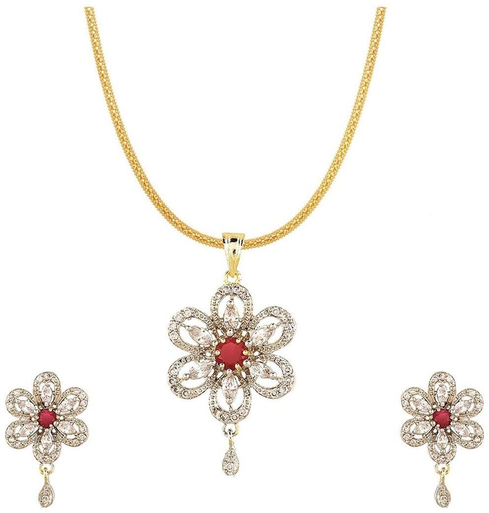 

Aabhu Stone And Glass Beaded Trendy Tibetan Style Necklace Earrings Set Tribal Antique Jewellery for Women And Girl