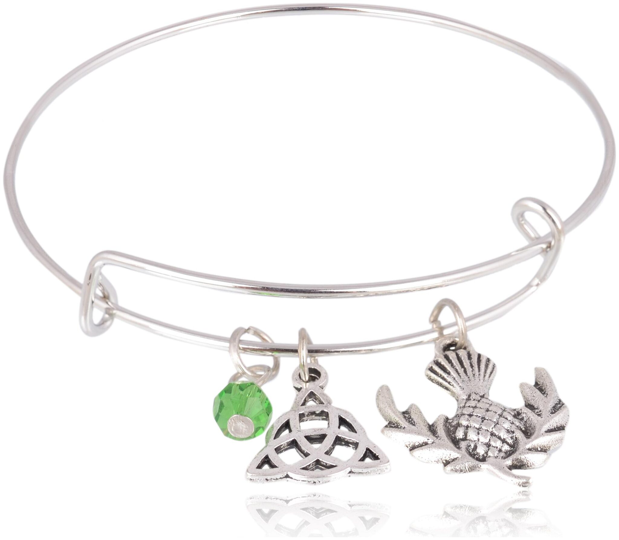 

Access-O-Risingg Outlander Inspired Multiple Charm Adjustable Kada Bangle Bracelet BR245