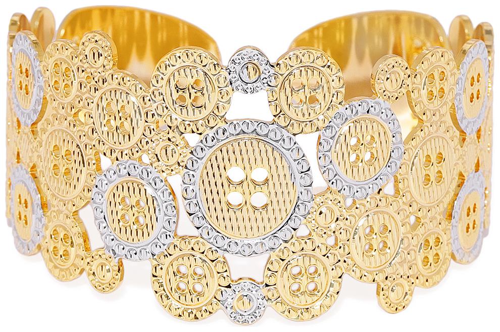 

AccessHer 22k Gold Plated Adjustable CNC Indo-Western Statement Kada for Women