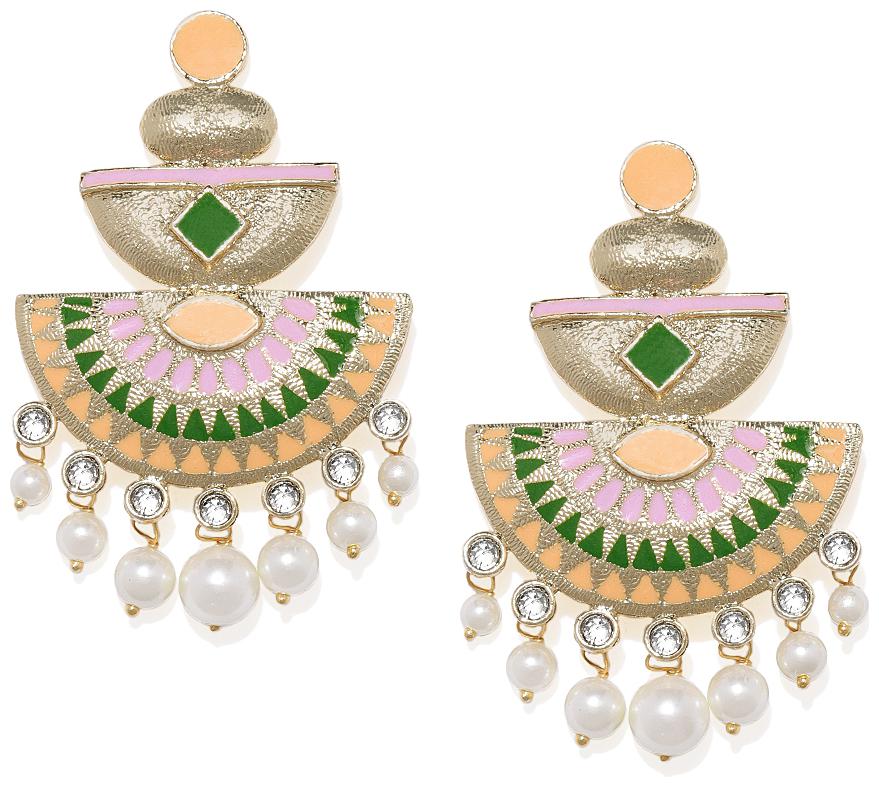

AccessHer Enamel Dangler Earring