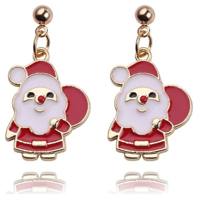 

Accessorisingg Christmas Special Cute Santa Claus Drop Earrings ER108