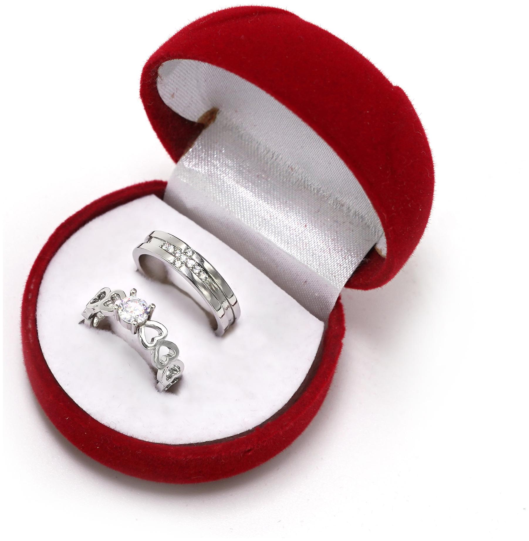 

Adjustable Couple Rings for lovers in Silver valentine gift proposal ring