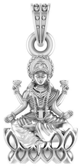 

Akshat Sapphire Sterling Silver (92 5 purity) God Laxmi Ji Pendant for Men Women Pure Silver Lord Laxmi Locket for Good Health Wealth