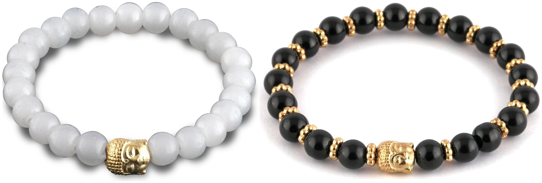 

Alcove Men Buddha Charm Beads Bracelet (Set Of 2 Bracelet)