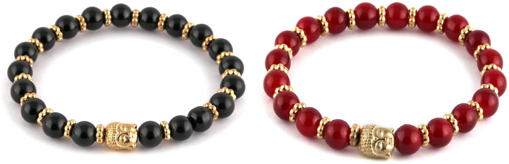 

Alcove Men Buddha Charm Beads Bracelet (Set Of 2 Bracelet)