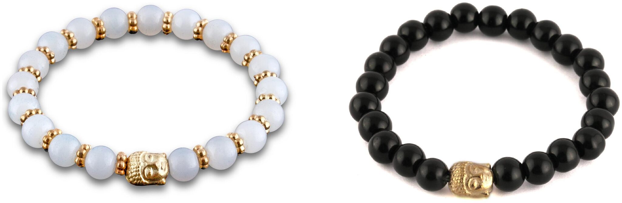 

Alcove Men Buddha Charm Beads Bracelet (Set Of 2 Bracelet)