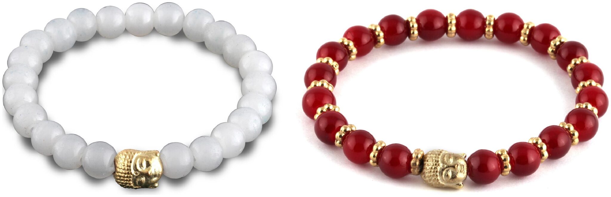 

Alcove Men Buddha Charm Beads Bracelet (Set Of 2 Bracelet)