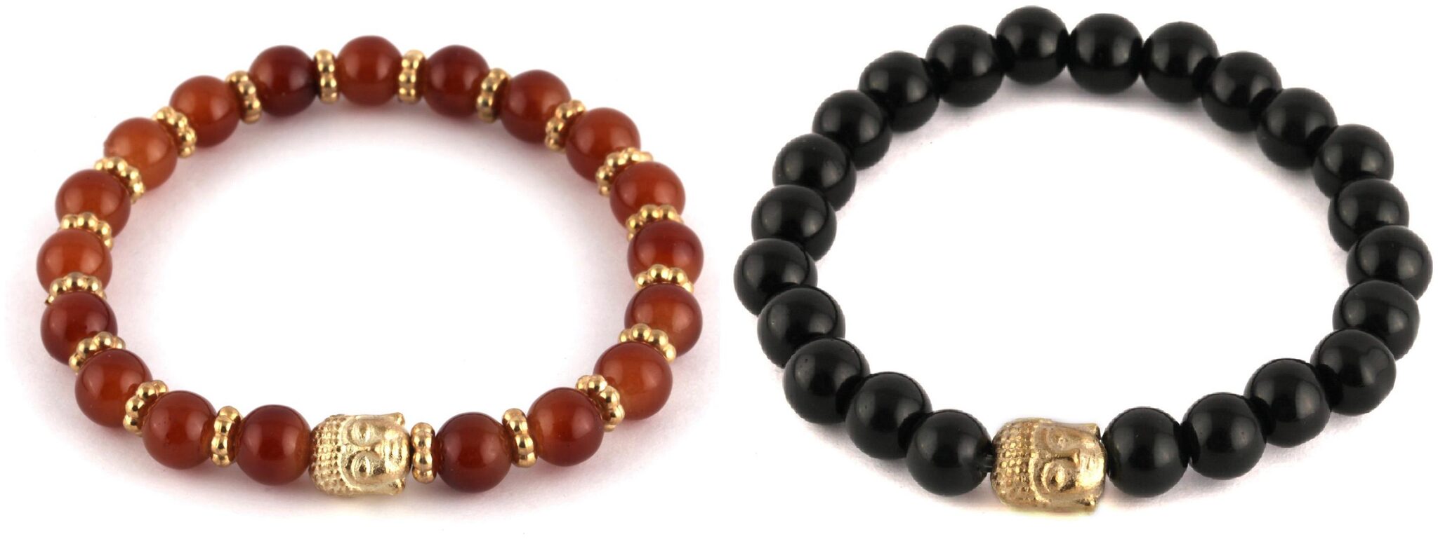 

Alcove Men Buddha Charm Beads Bracelet (Set Of 2 Bracelet)