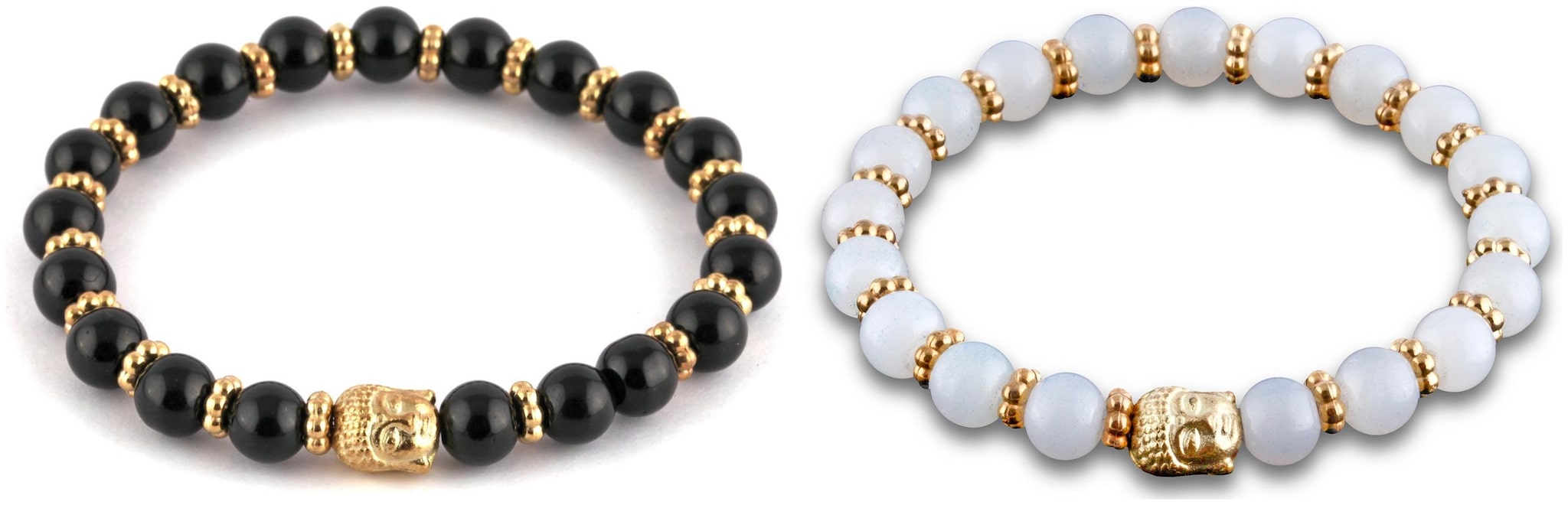 

Alcove Men Buddha Charm Beads Bracelet (Set Of 2 Bracelet)