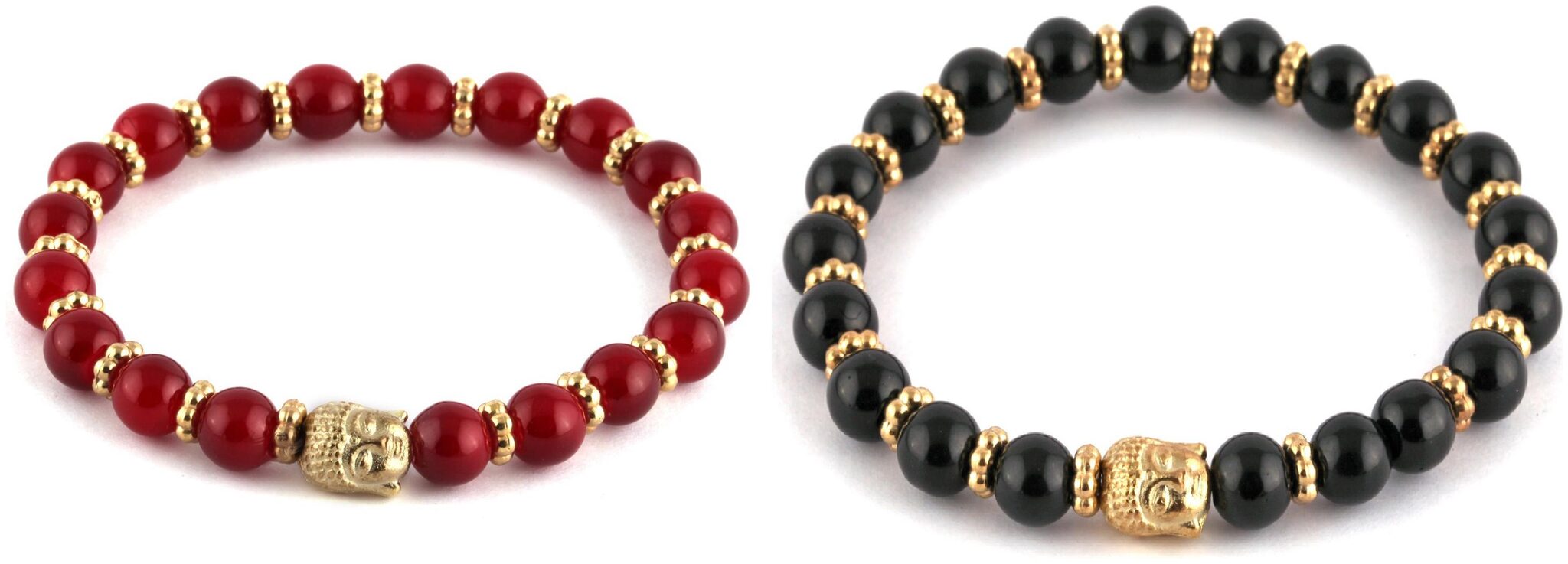 

Alcove Men Buddha Charm Beads Bracelet (Set Of 2 Bracelet)